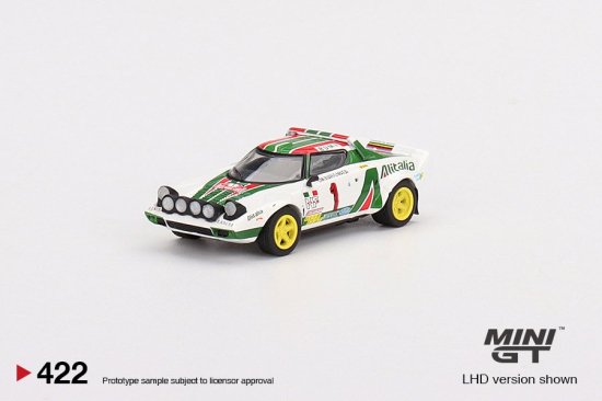 MINI GT 1/64 ランチア ストラトス HF モンテカルロラリー 1977 優勝車 