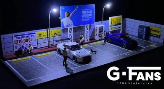 G.FANS 1/64 ジオラマガレージ- ミニカー専門店 RideON