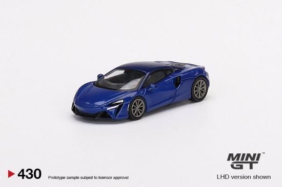 MINI GT 1/64 マクラーレン アルトゥーラ ARTURA ボルカノ ブルー 430L