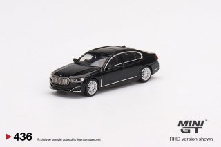 <img class='new_mark_img1' src='https://img.shop-pro.jp/img/new/icons1.gif' style='border:none;display:inline;margin:0px;padding:0px;width:auto;' />10月以降予約 MINI GT 1/64 BMW 750Li xDrive Black Sapphire 436L 左ハンドル