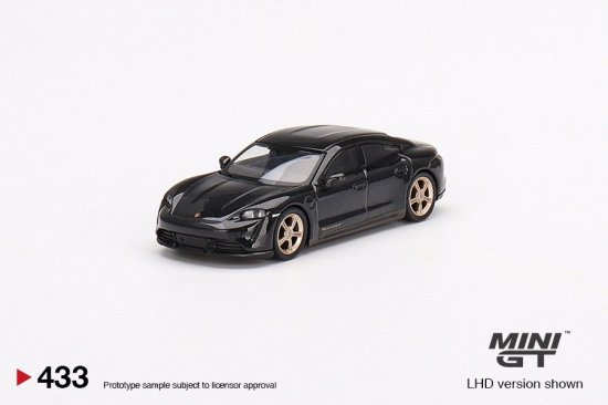 自動車 MINI GT 1/64 Porsche Taycan Turbo S Volcano Grey Metallic 433L - ミニカー専門店  RideON