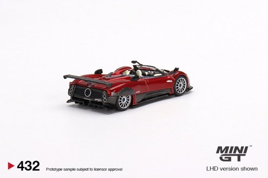 MINI GT 1/64 Pagani Zonda HP Barchetta Rosso Dubai 432L 