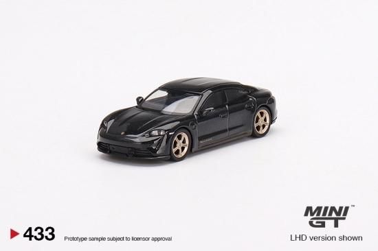 ≪超目玉★12月≫ MINI GT 1/64 Porsche Taycan Turbo S Volcano Grey Metallic ミニカー