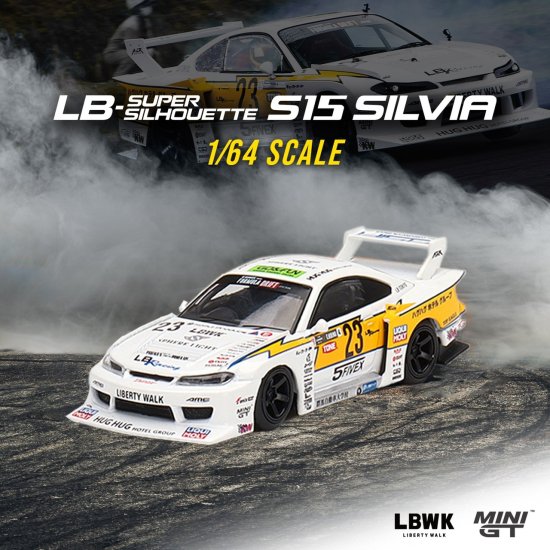 MINI GT 1/64 LB-Super Silhouette Nissan S15 SILVIA #23 2021