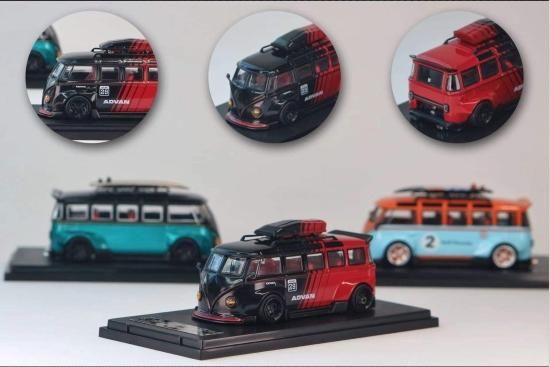 iberty64 1/64 フォルクスワーゲン ワーゲンバス T1 VW Van- ミニカー 