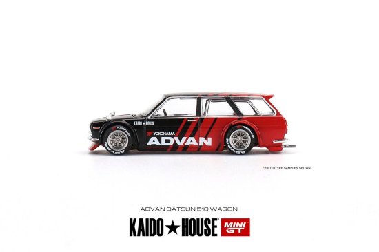 KAIDO HOUSE x MiniGT 1/64 Datsun KAIDO 510 Wagon ADVAN