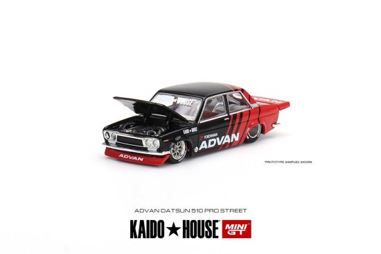 KAIDO★HOUSE x MiniGT 1/64 Datsun KAIDO 510 Pro Street ADVAN - ミニカー専門店 RideON