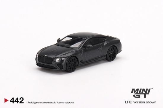 人気デザイナー MINI Anthracite 2022 Speed GT Continental Bentley 1/64 GT ミニカー