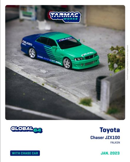 TARMAC WORKS 1/64 Toyota Chaser JZX100 FALKEN トヨタ