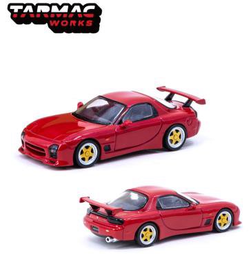 Tarmac Works 1/64 Mazda RX-7 (FD3S) Mazdaspeed A-Spec Vintage Red 