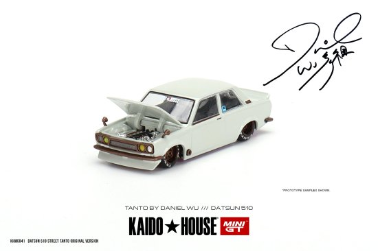 KAIDO☆HOUSE x MiniGT 1/64 Datsun 510 Street Tanto V1 左ハンドル 