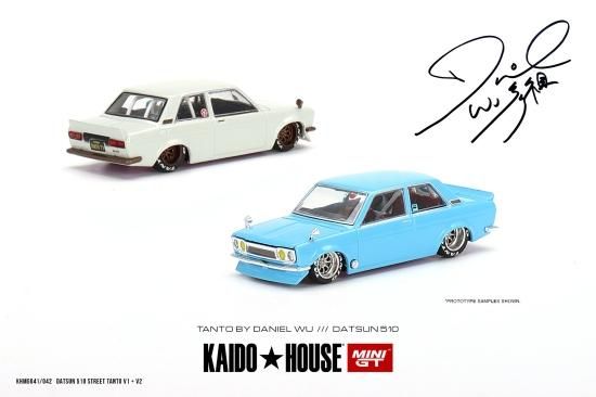 KAIDO☆HOUSE x MiniGT 1/64 Datsun 510 Street Tanto V1 左ハンドル