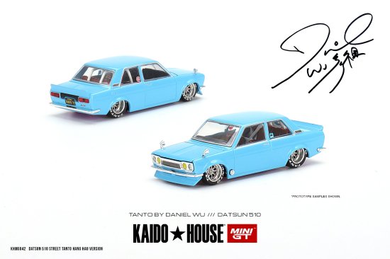 KAIDO★HOUSE x MiniGT 1/64 Datsun 510 Street Tanto V2 左ハンドル ダットサン ストリート -  ミニカー専門店 RideON