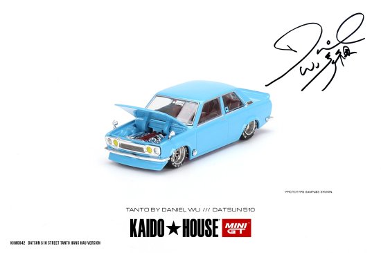 KAIDO☆HOUSE x MiniGT 1/64 Datsun 510 Street Tanto V2 左ハンドル 