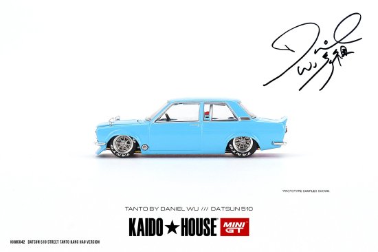 KAIDO☆HOUSE x MiniGT 1/64 Datsun 510 Street Tanto V2 左ハンドル 