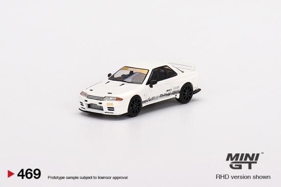 MINI GT 1/64 Top Secret Nissan Skyline GT-R VR32 White 469R 右 