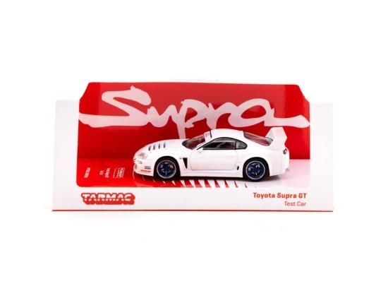 TARMAC WORKS 1/64 Toyota Supra GT テストカー ホワイト 香港限定 