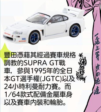 TARMAC WORKS 1/64 Toyota Supra GT テストカー ホワイト 香港限定 