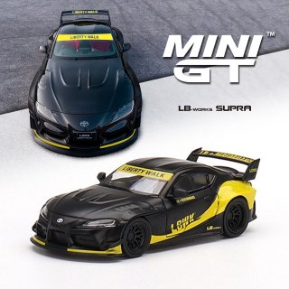 12ʹͽ MINI GT 1/64 Toyota GR Supra LB-Works Matte Black 472 ȥ西 ץ ޥåȥ֥å LBWK֥ꥹ