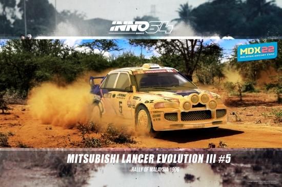 INNO64 MITSUBISHI LANCER EVOLUTION III #10 New Zealand Rally