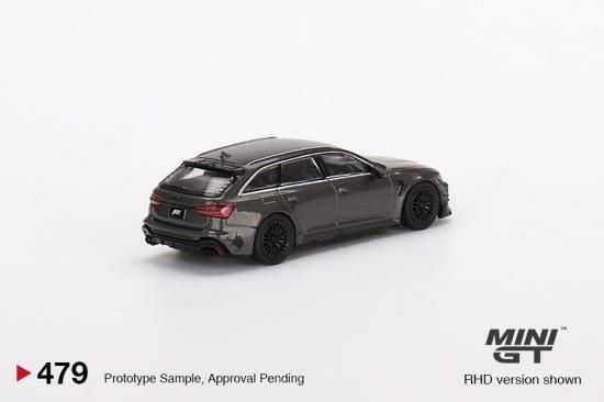 MINI GT 1/64 Audi ABT RS6-R Daytona Grey 479L 左 アウディ