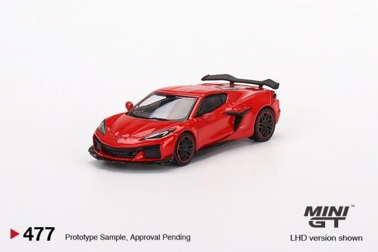 MINI GT 1/64 Chevrolet Corvette Z06 2023 Torch Red 477L 左