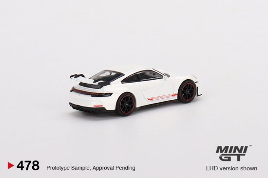 MINI GT 1/64 Porsche 911 (992) GT3 White 478 ポルシェ ホワイト 