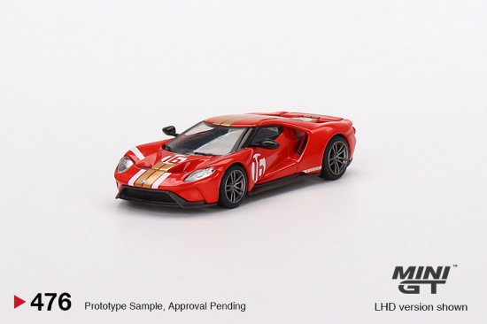 MINI GT 1/64 Ford GT Alan Mann Heritage Edition 476L 左 フォード- ミニカー専門店 RideON