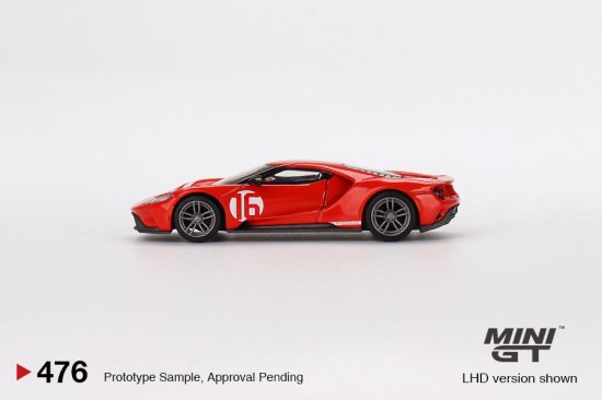 MINI GT 1/64 Ford GT Alan Mann Heritage Edition 476L 左 フォード- ミニカー専門店 RideON