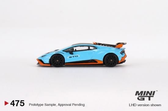 MINI GT 1/64 Lamborghini Huracan STO Blue Laufey 475