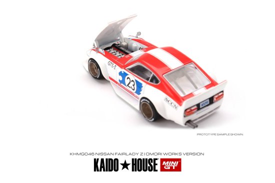 KAIDO☆HOUSE x MINI GT 1/64 Nissan Fairlady Z Kaido GT Omori Works 