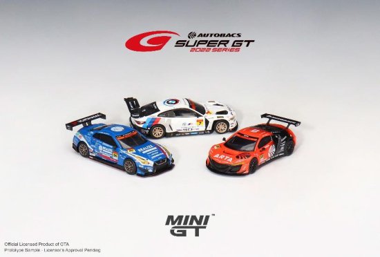 MINI GT 1/64 BMW M4 GT3 SUPER GTシリーズ 2022 #7 BMW Team Studie x