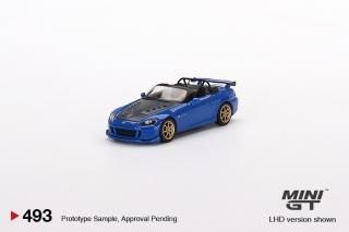 MINI GT 1/64 Lamborghini Huracan STO Blue Laufey 475L 左