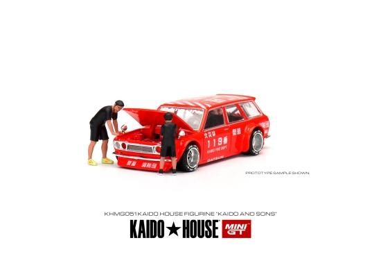 Mini GT x Kaido House Datsun 510 Wagon BLKLTD #4 Bundle