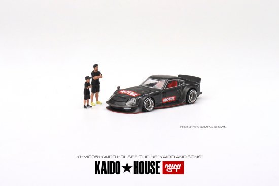 KAIDO☆HOUSE x MINI GT 1/64 フィギュアセット Kaido ＆ Sons - ミニカー専門店 RideON