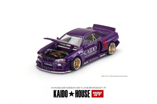 KAIDO☆HOUSE x MINI GT 1/64 Nissan Skyline GT-R (R34) Kaido Works ...