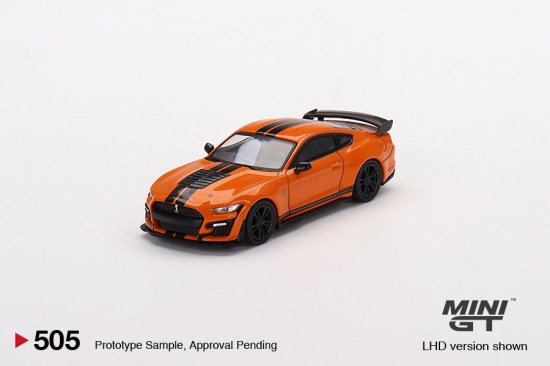 MINI GT 1/64 Ford Mustang Shelby GT500 Twister Orange 505L 左 フォード マスタング  シェルビー - ミニカー専門店 RideON