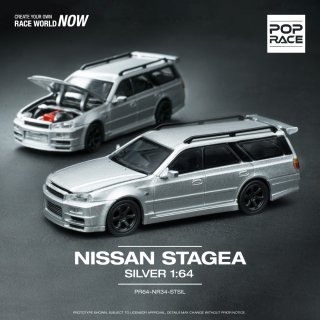 6ʹͽ POP RACE 1/64  ơ  NISSAN GTR R34 Stagea С