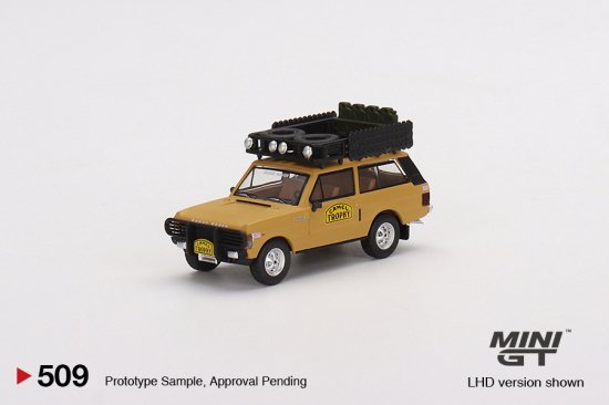 MINI GT 1/64 Range Rover 1982 Camel Trophy パプアニューギニア Team