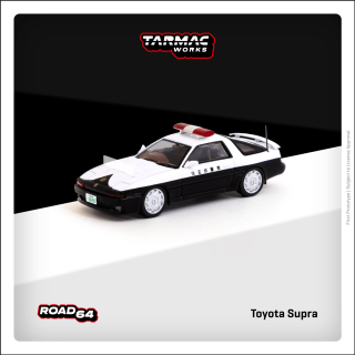 7ʹͽ Tarmac Works 1/64 Toyota Supra Japan Police Car ȥ西 ץ ѥȥ ̸ٻ