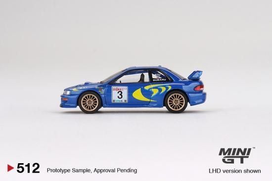 MINI GT 1/64 Subaru Impreza WRC97 1997 Rally Sanremo Winner #3 