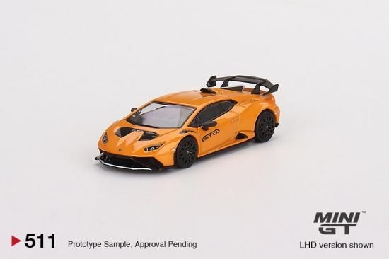 MINI GT 1/64 Lamborghini Huracán STO Arancio Borealis 511
