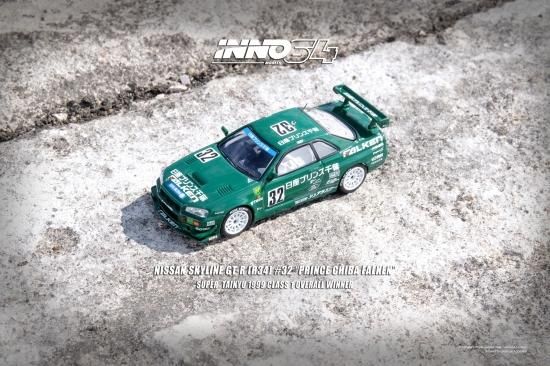 Inno Models 1/64 スカイライン GT-R R34 #1 FALKEN スーパー