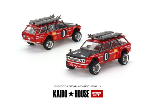 KAIDO★HOUSE x MINI GT 1/64 Datsun KAIDO 510 Wagon Kaido GT Surf Safari RS  V2 - ミニカー専門店 RideON