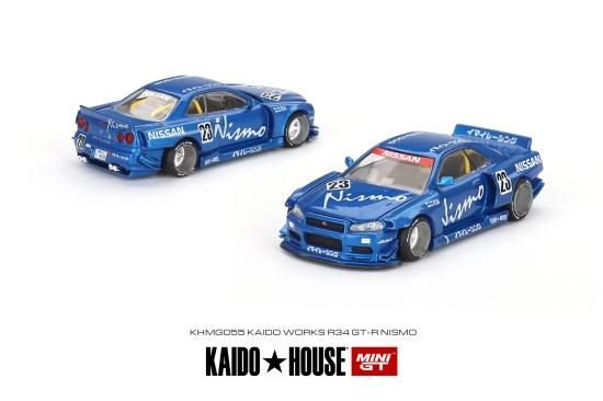 KAIDO☆HOUSE x MINI GT 1/64 Nissan Skyline GT-R (R34) Kaido Works 