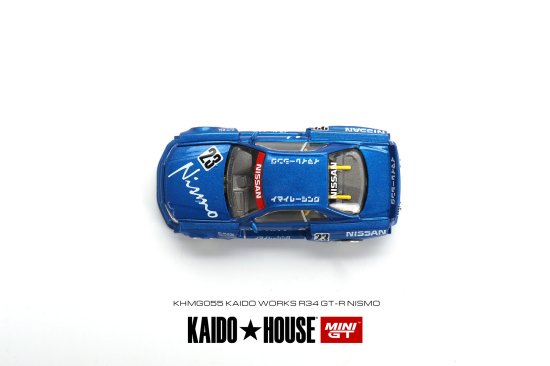 KAIDO☆HOUSE x MINI GT 1/64 Nissan Skyline GT-R (R34) Kaido Works V3-  ミニカー専門店 RideON