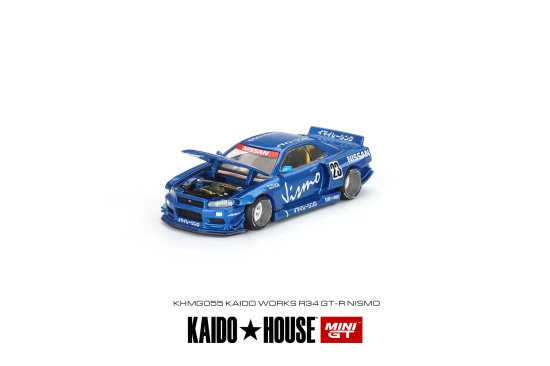 KAIDO☆HOUSE x MINI GT 1/64 Nissan Skyline GT-R (R34) Kaido Works V3-  ミニカー専門店 RideON