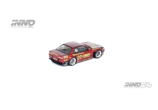 INNO 1/64 NISSAN SILVIA S13 (V2) PANDEM / ROCKET BUNNY Red