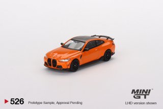 <img class='new_mark_img1' src='https://img.shop-pro.jp/img/new/icons1.gif' style='border:none;display:inline;margin:0px;padding:0px;width:auto;' />5月以降予約 MINI GT 1/64 BMW M4 M-Performance (G82) Fire Orange 526L 左