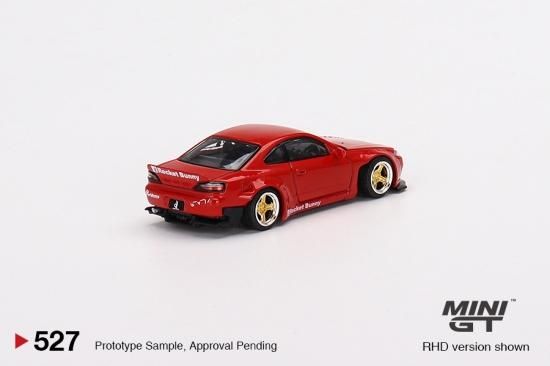 MINI GT 1/64 Nissan Silvia (S15) Rocket Bunny Red 527R 右 日産